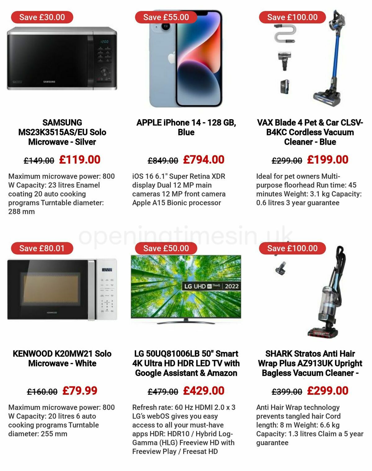 Currys Offers from 23 February