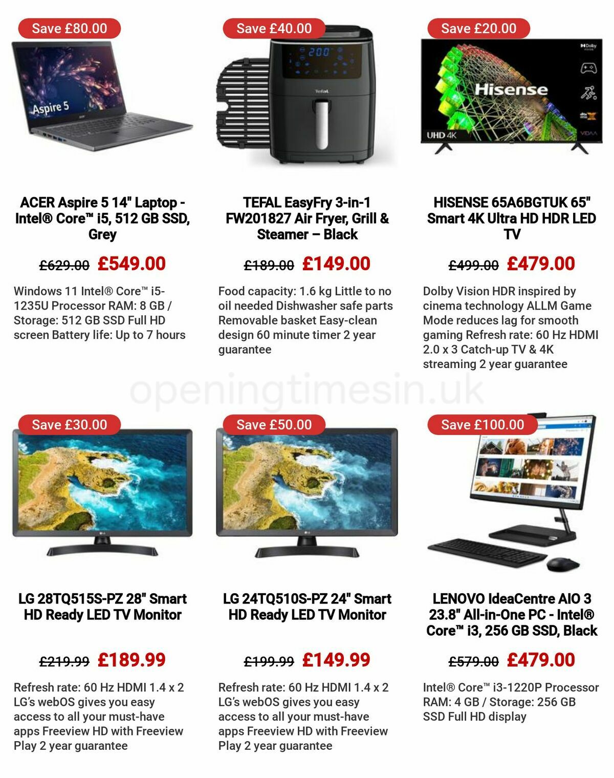 Currys Offers from 23 February