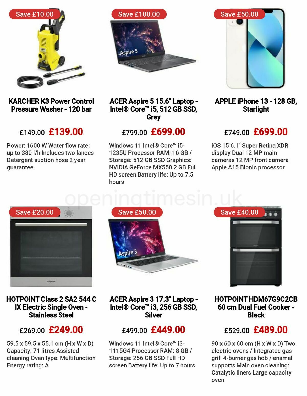 Currys Offers from 23 February