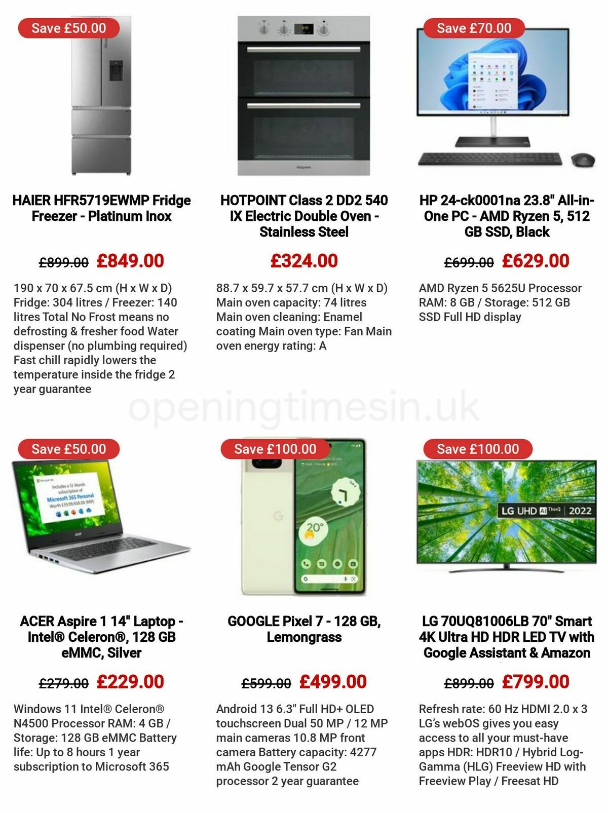 Currys Offers from 23 February