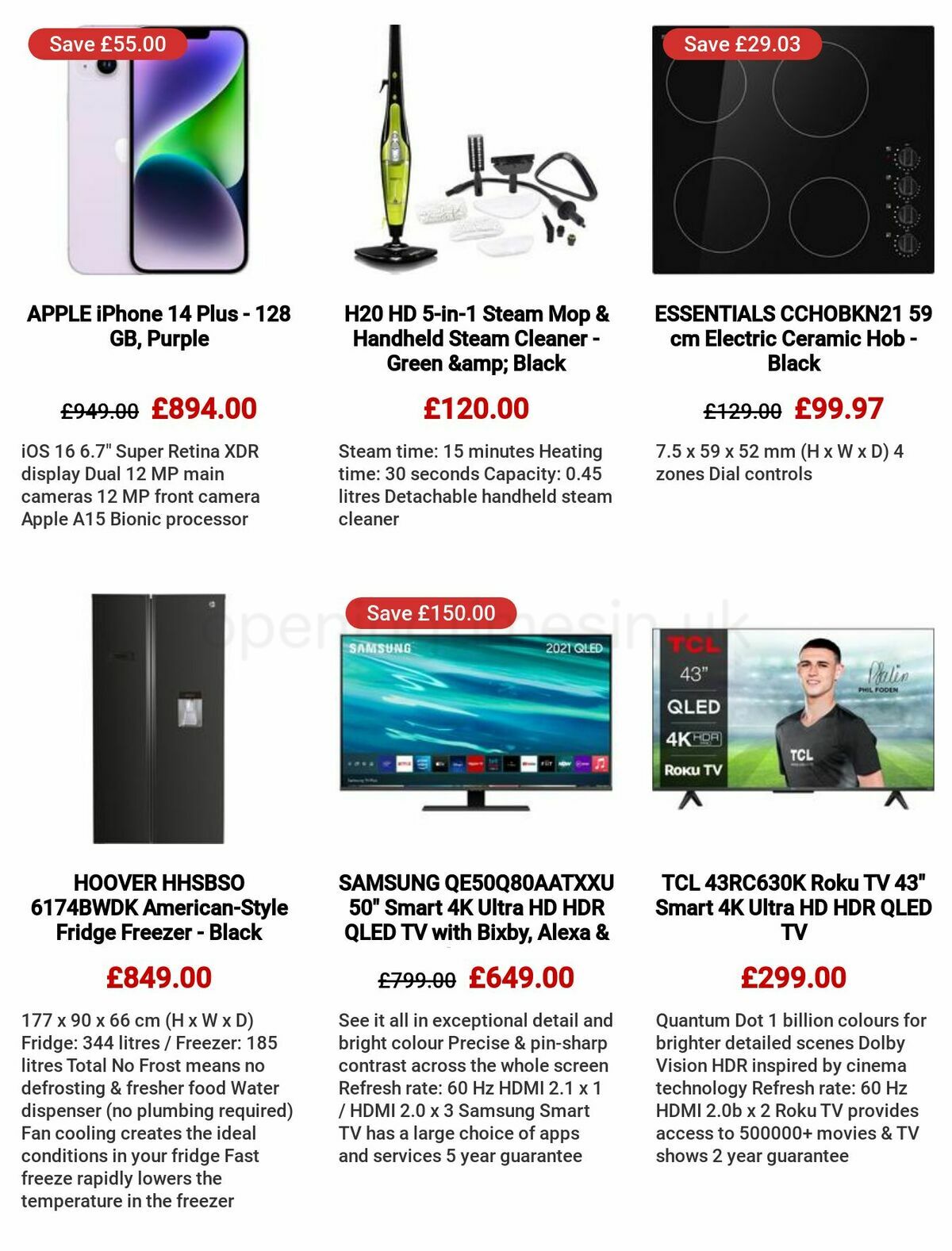 Currys Offers from 23 February