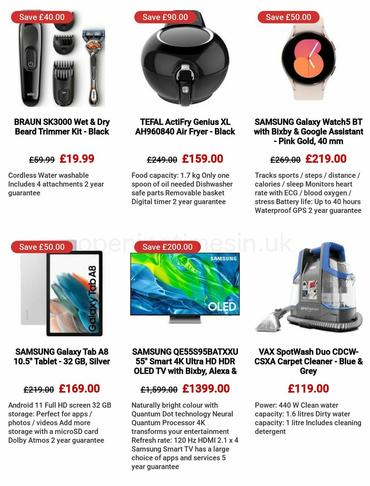 Currys Offers from 4 May