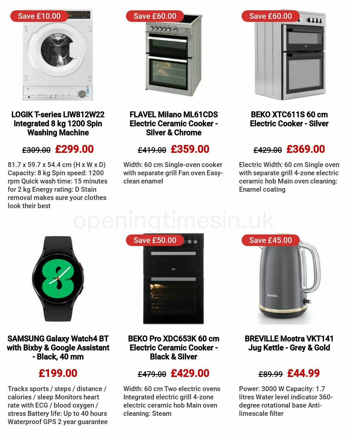 Currys Offers from 4 May