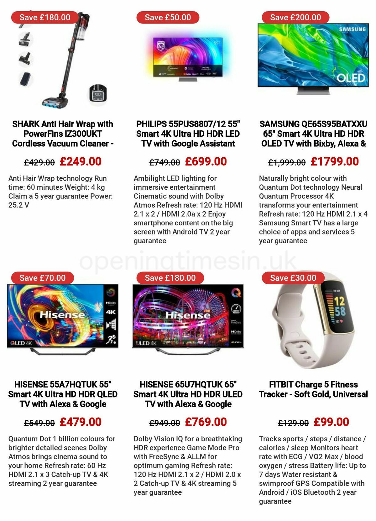 Currys Offers from 4 May