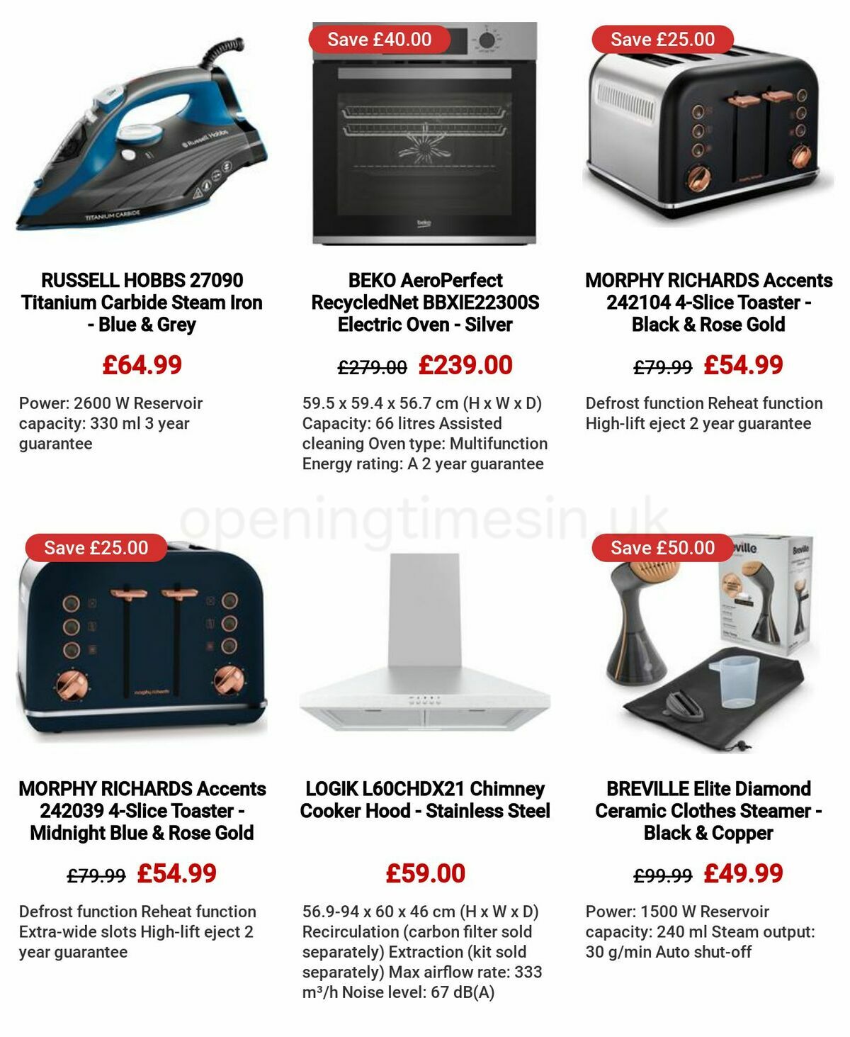 Currys Offers from 4 May