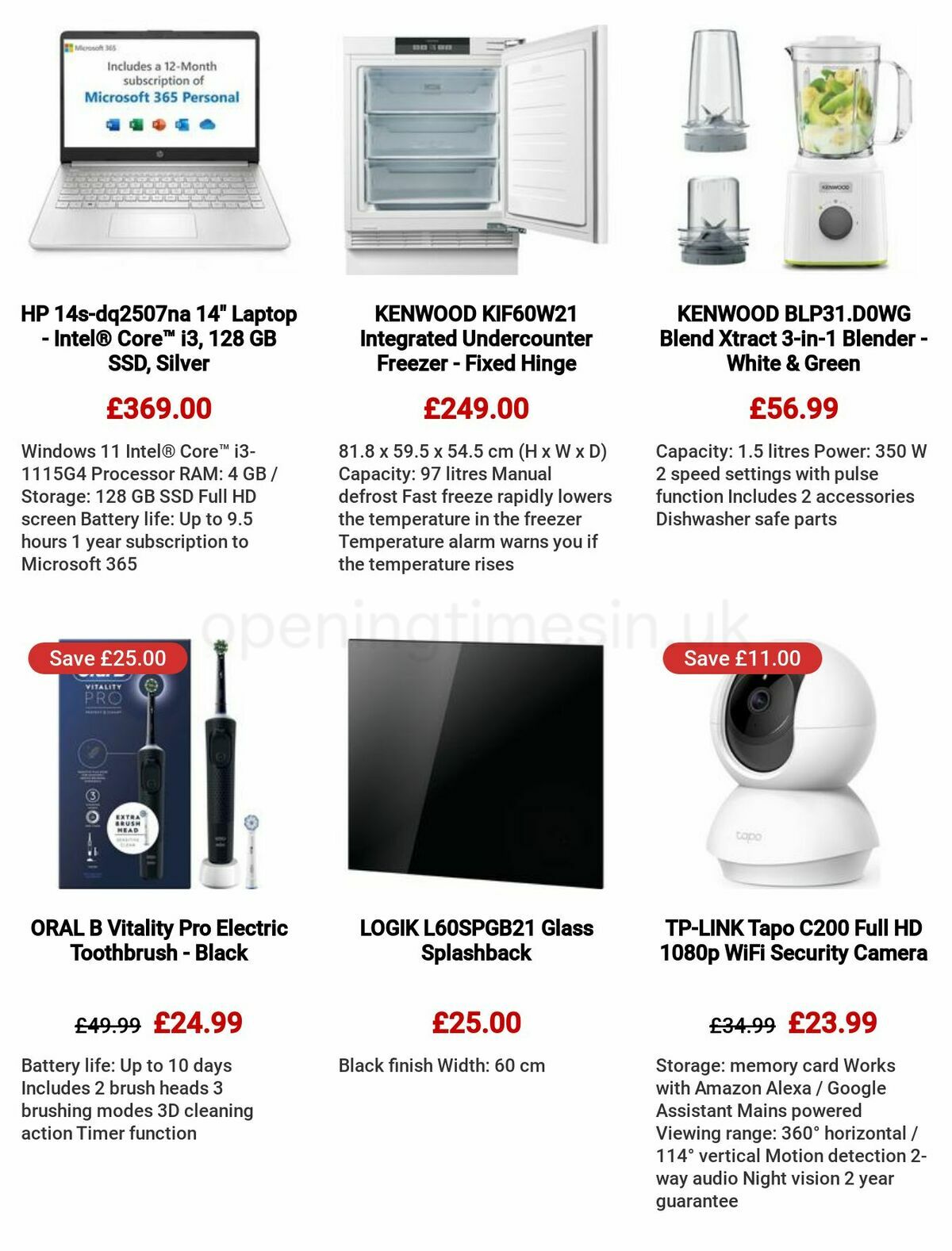 Currys Offers from 4 May