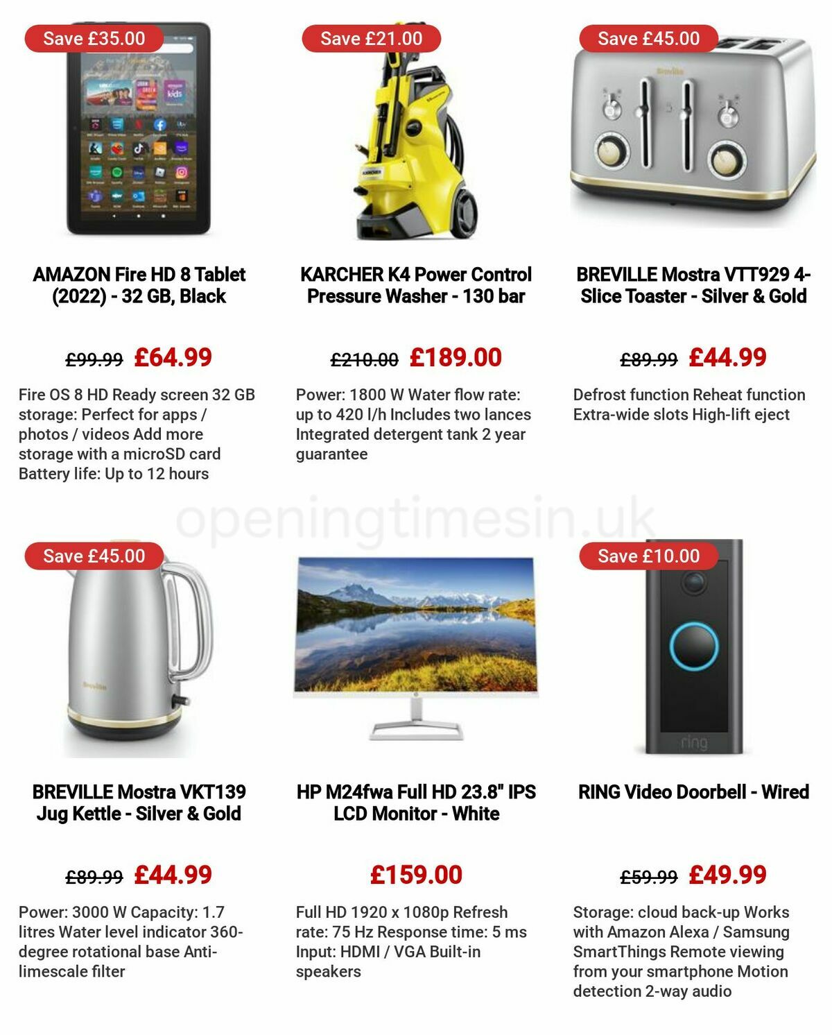 Currys Offers from 4 May