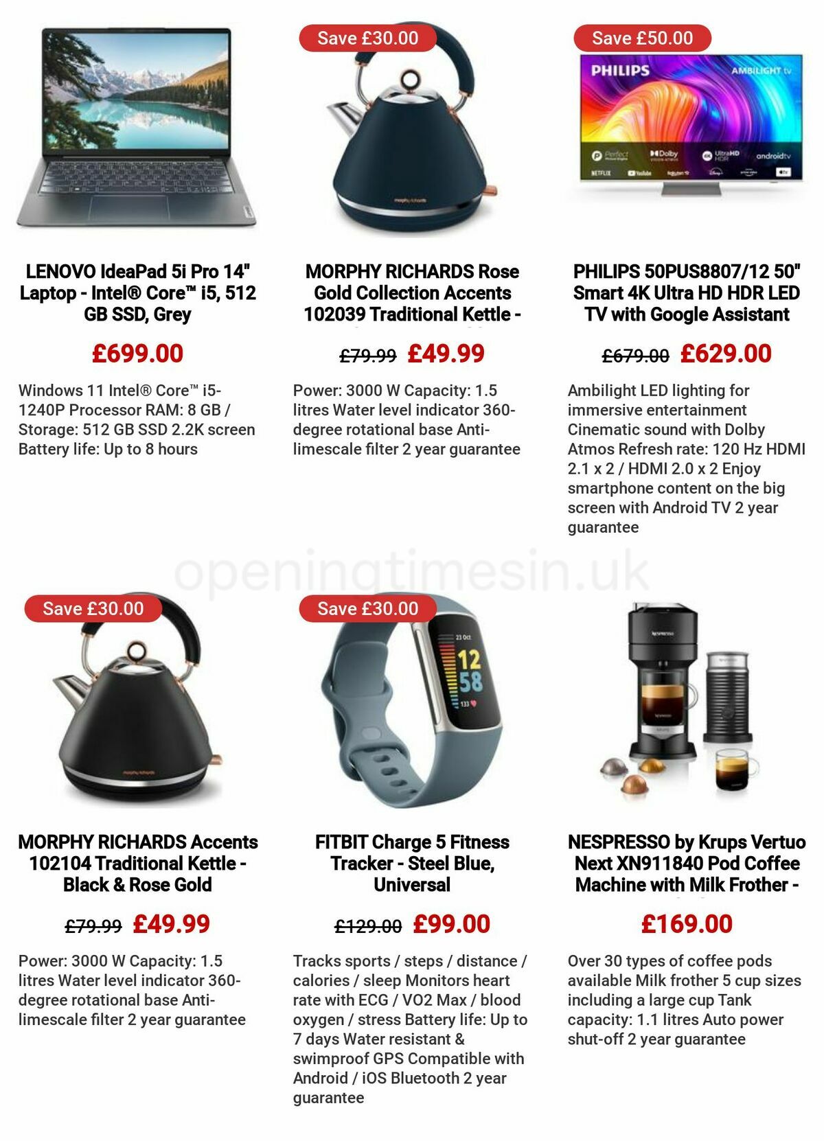 Currys Offers from 4 May