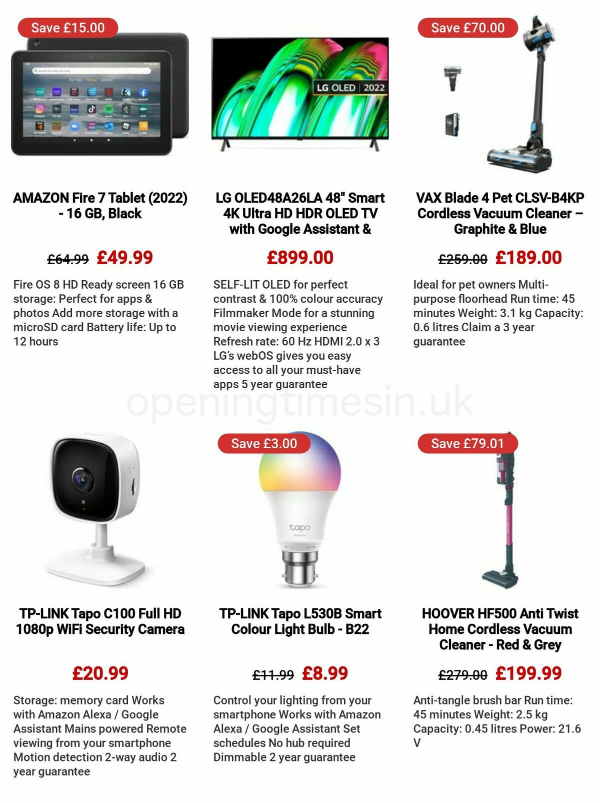 Currys Offers from 4 May