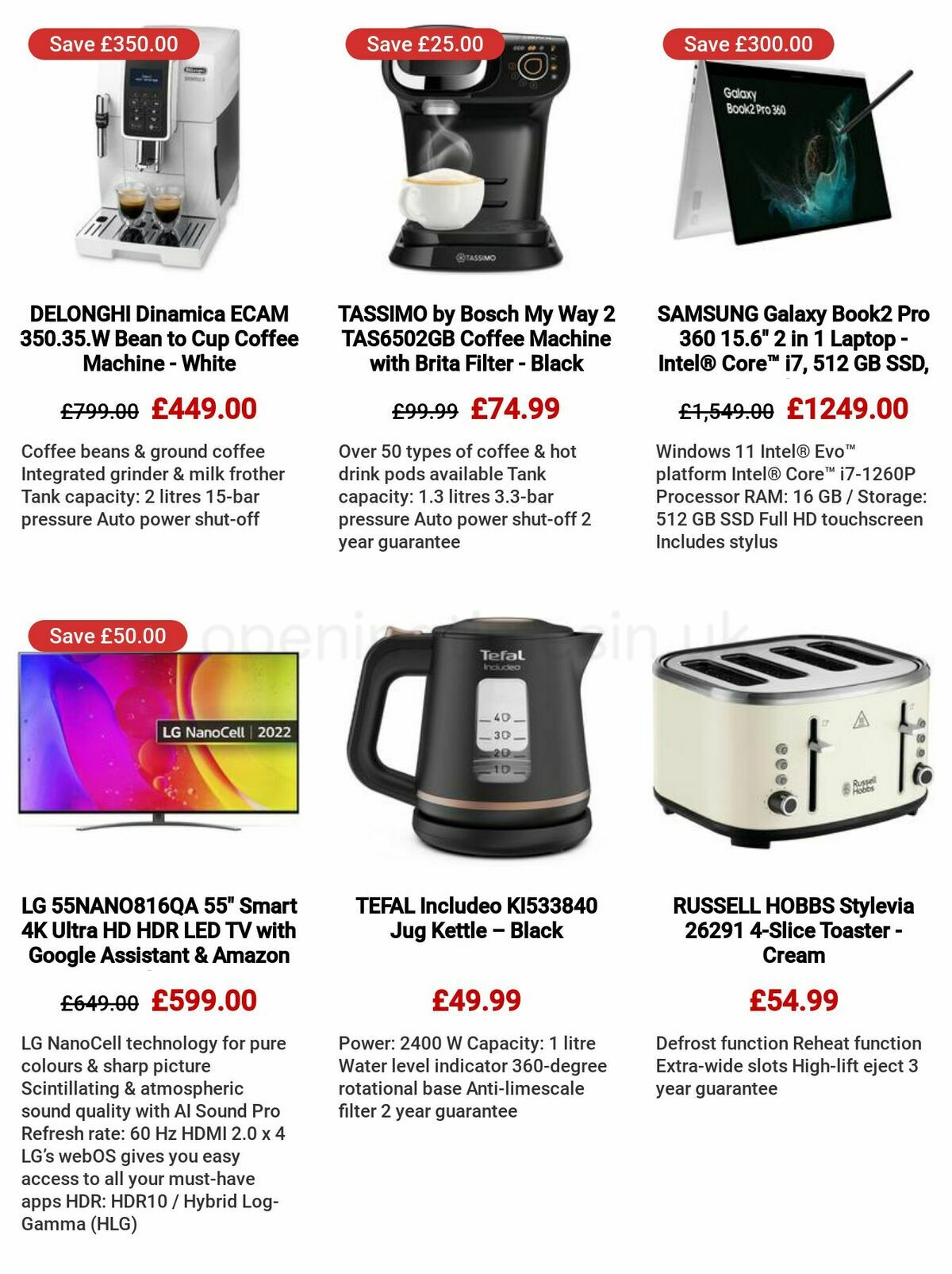 Currys Offers from 4 May