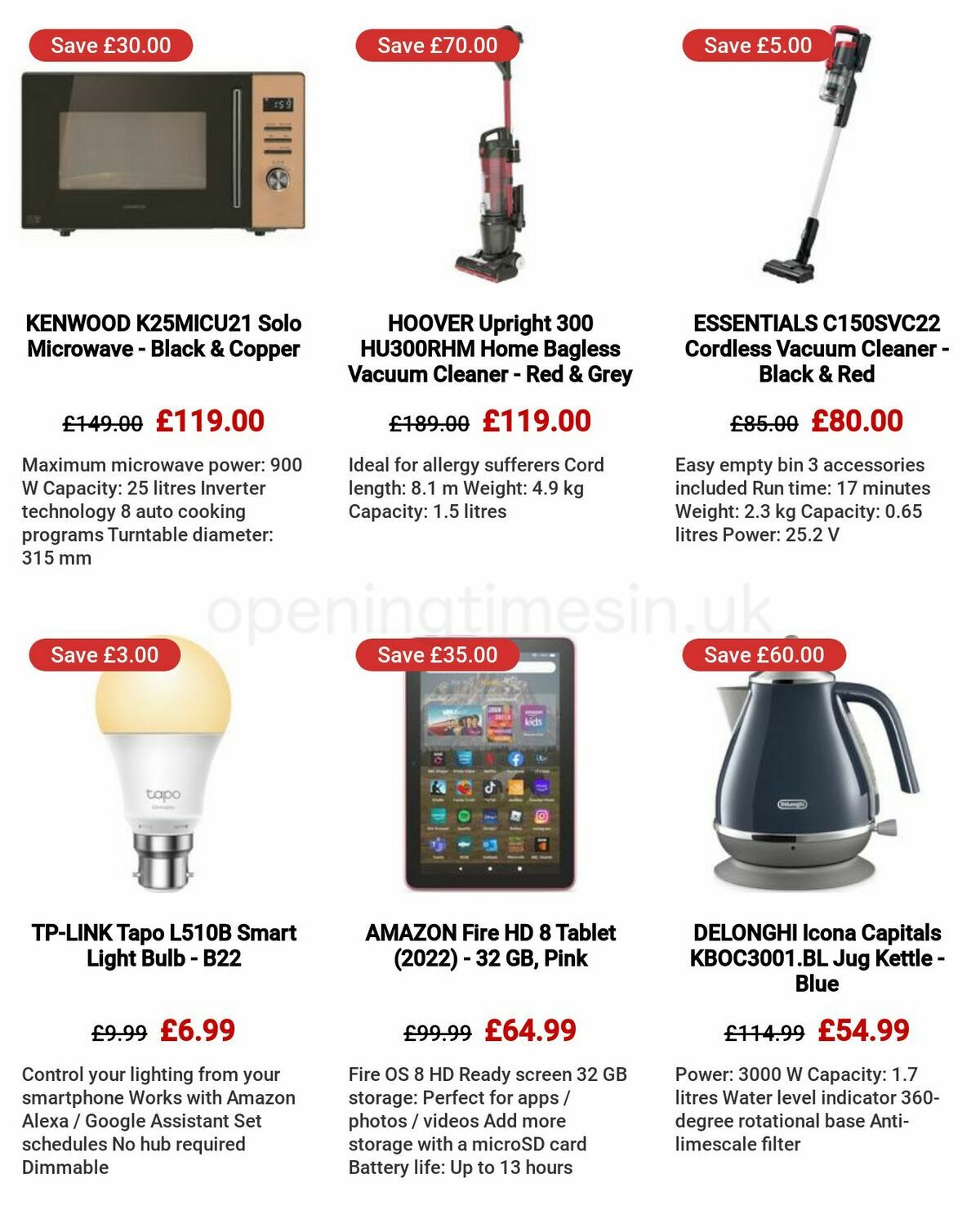 Currys Offers from 4 May