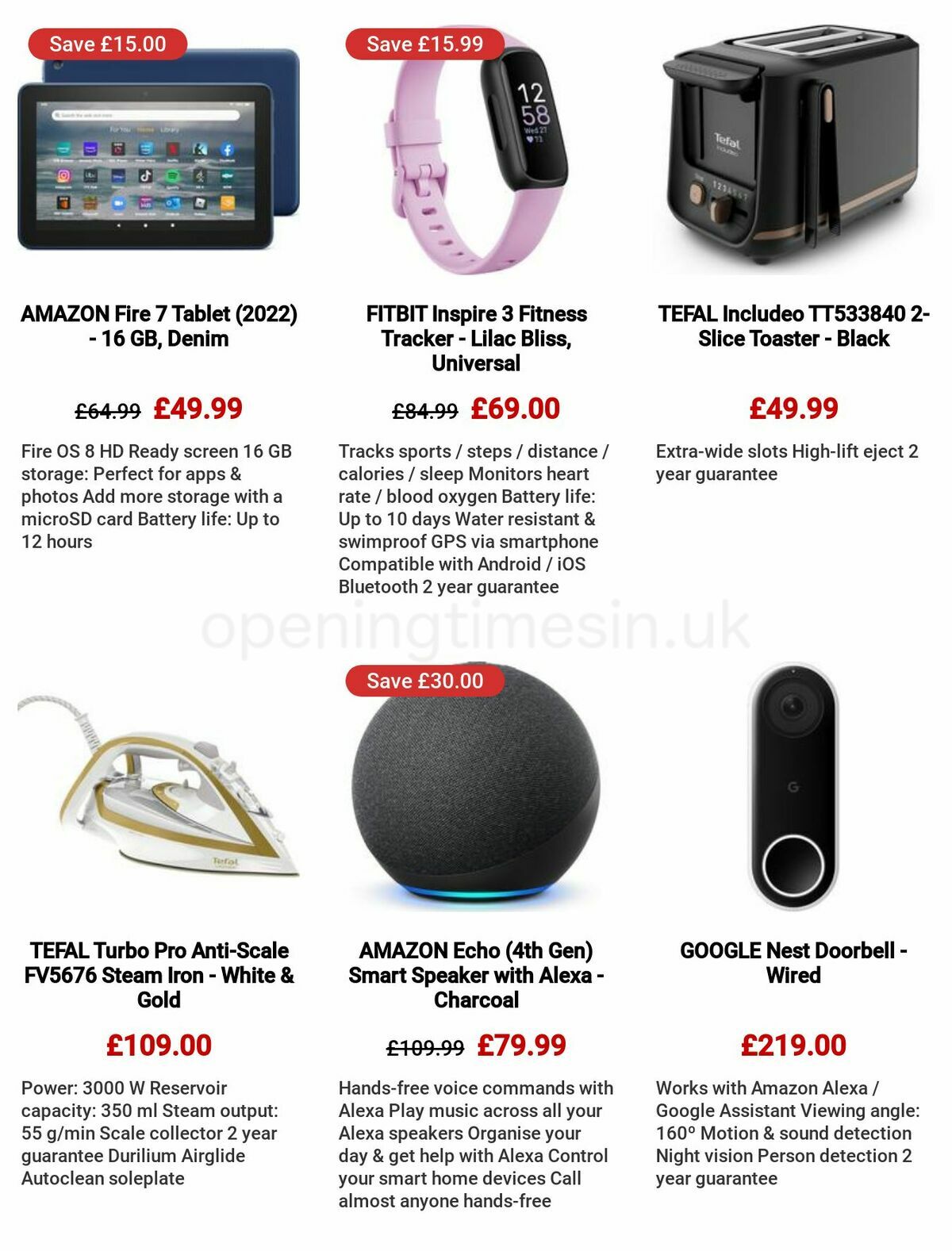 Currys Offers from 4 May