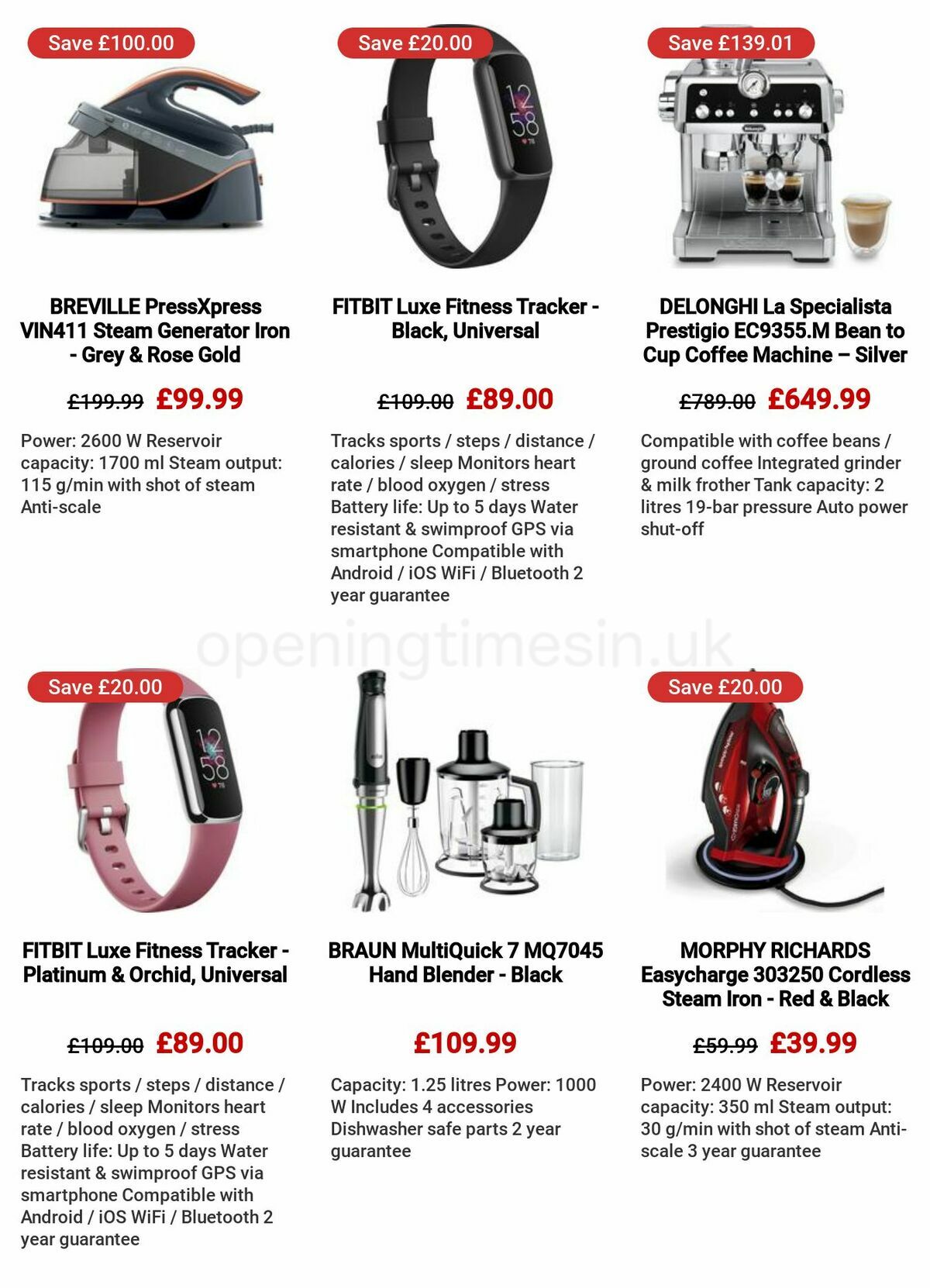 Currys Offers from 4 May