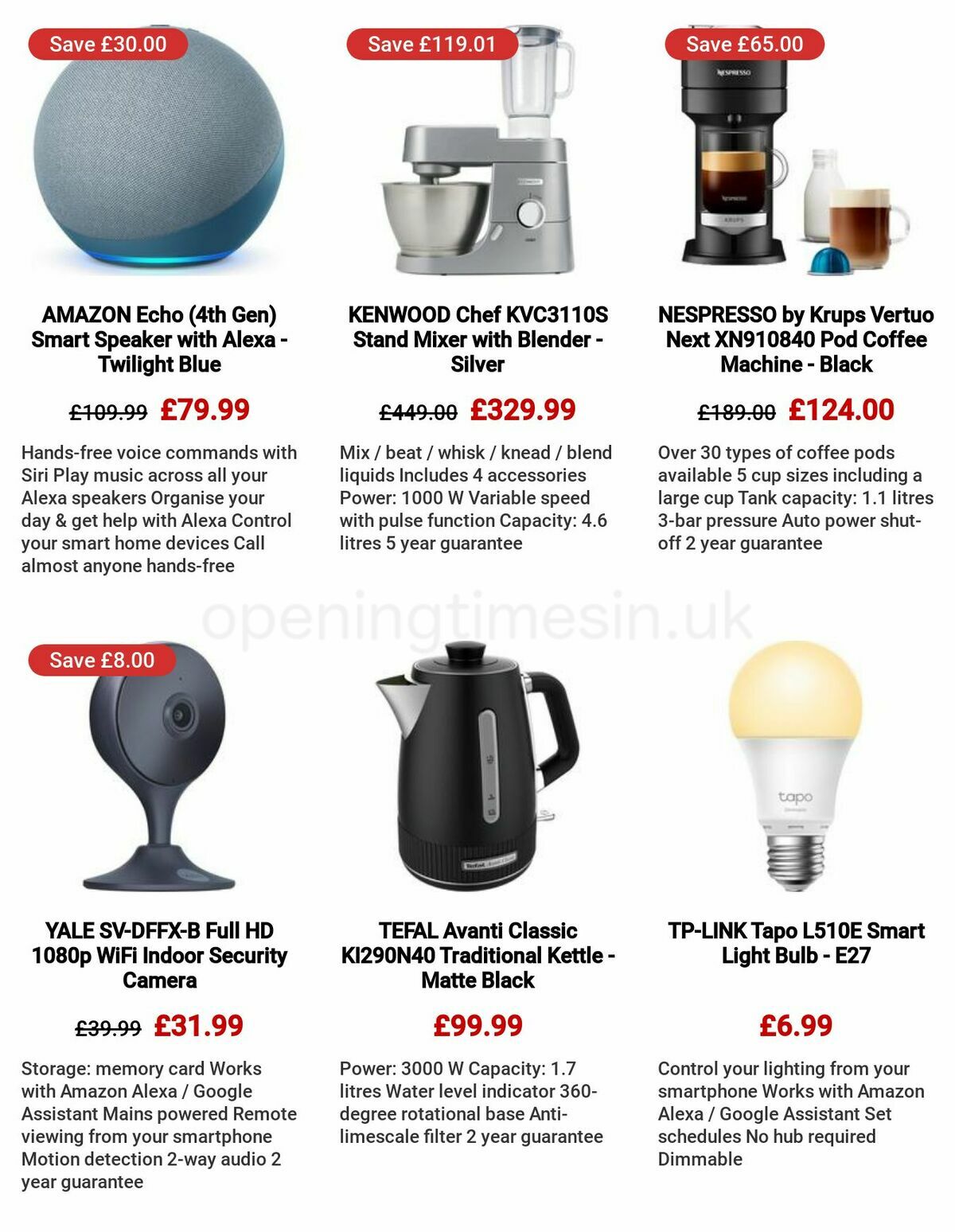 Currys Offers from 4 May