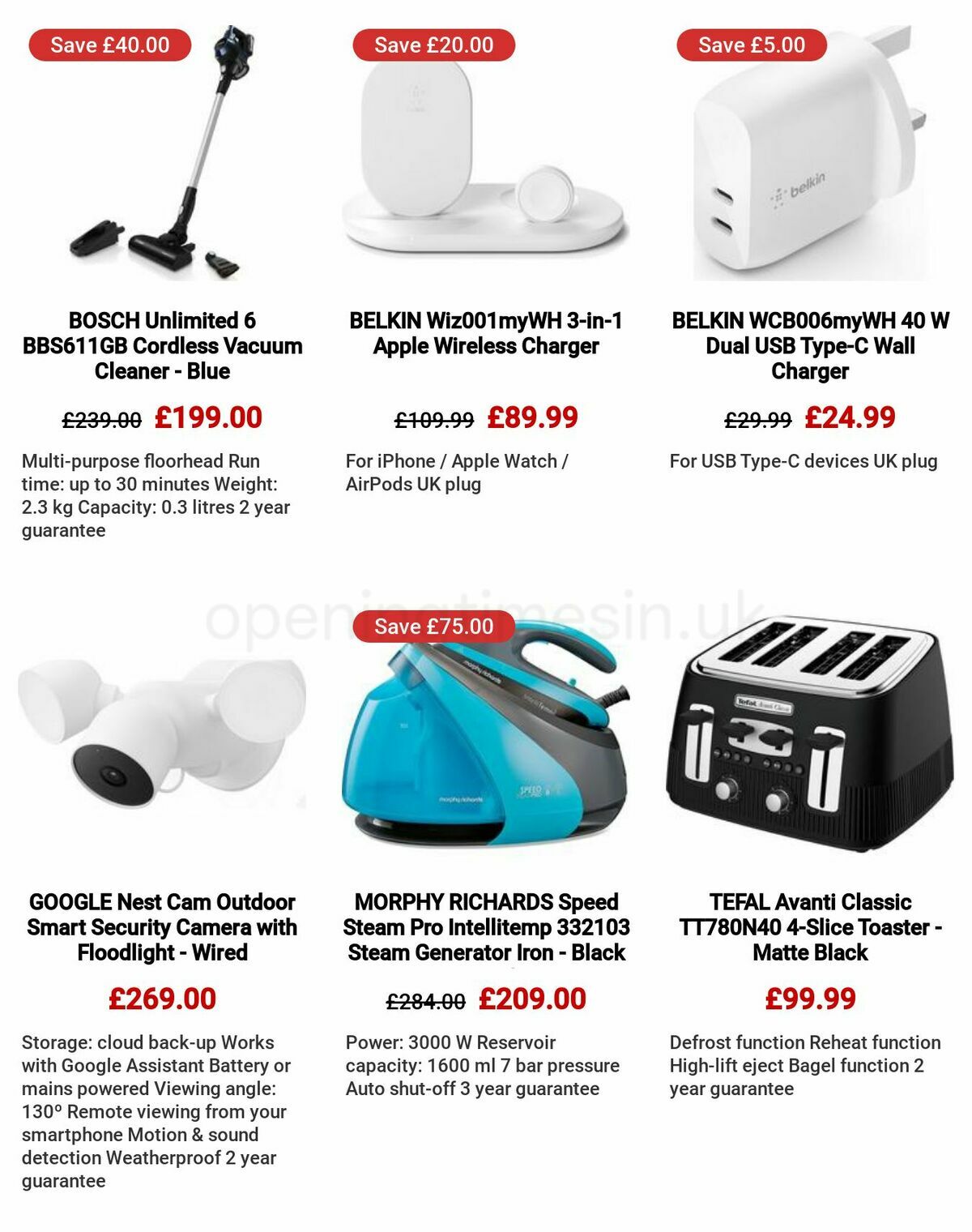 Currys Offers from 4 May