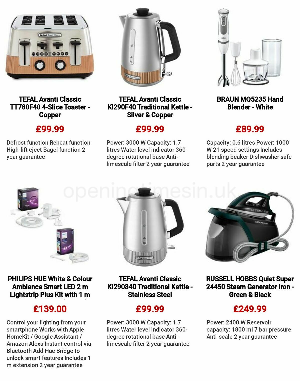 Currys Offers from 4 May