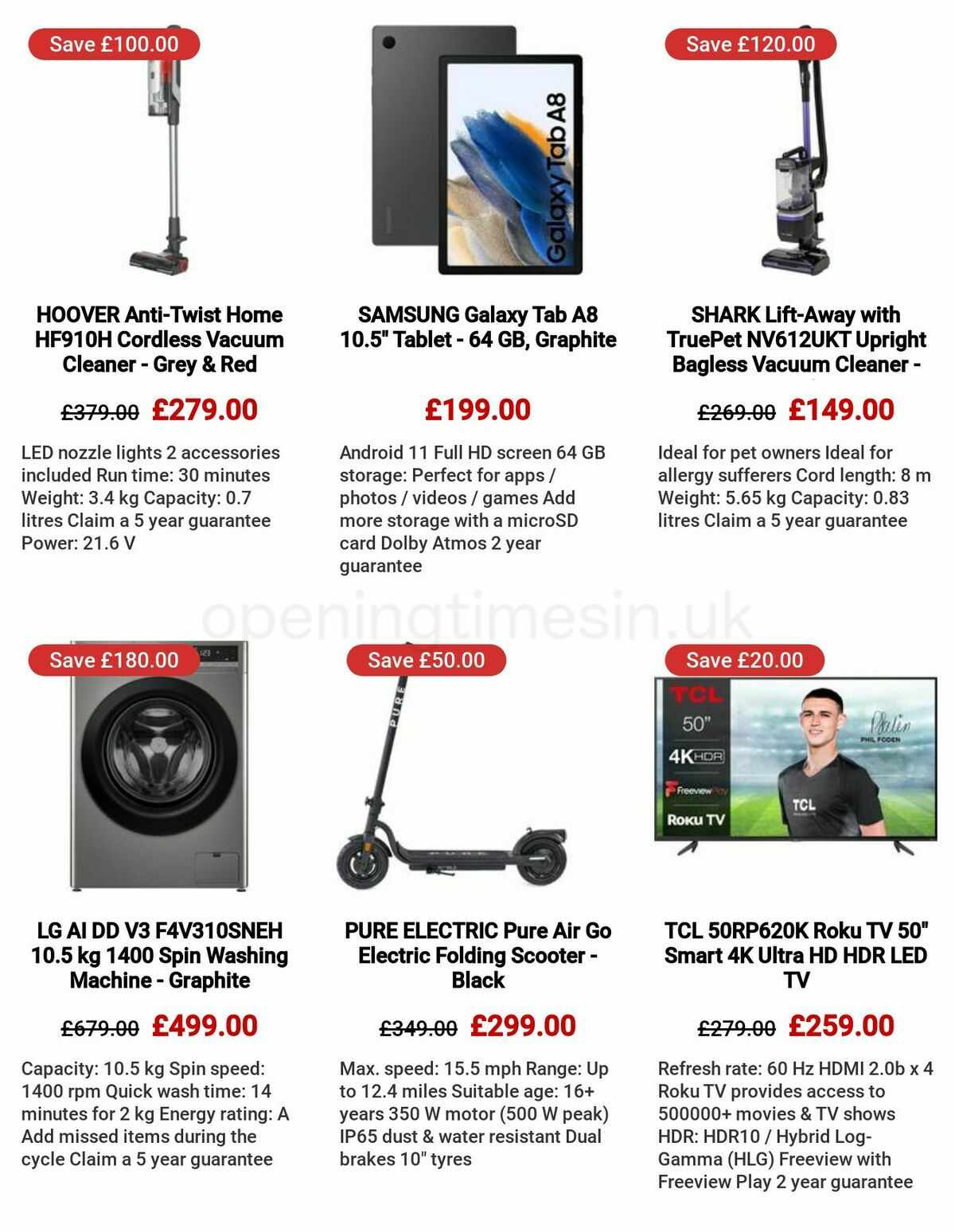 Currys Offers from 4 May