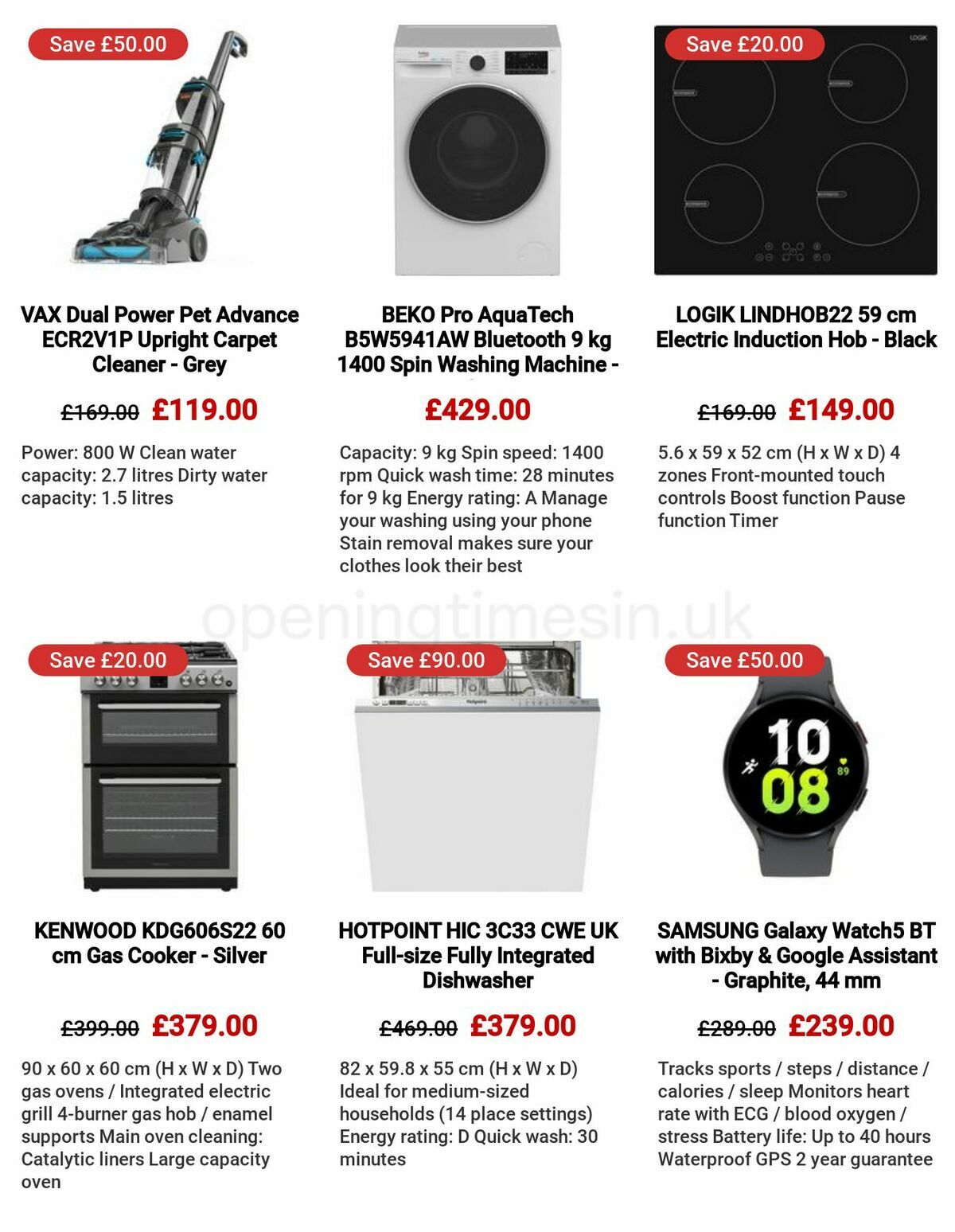 Currys Offers from 4 May