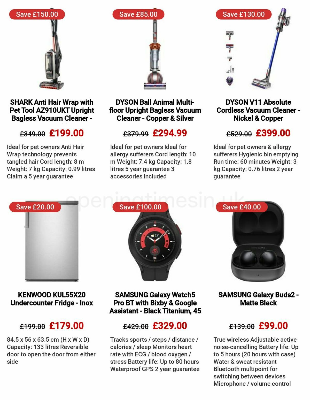 Currys Offers from 4 May