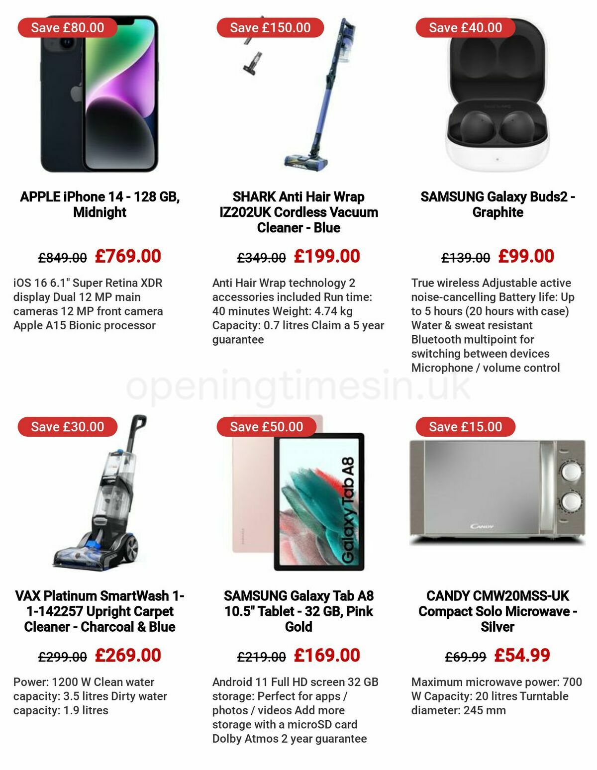 Currys Offers from 4 May