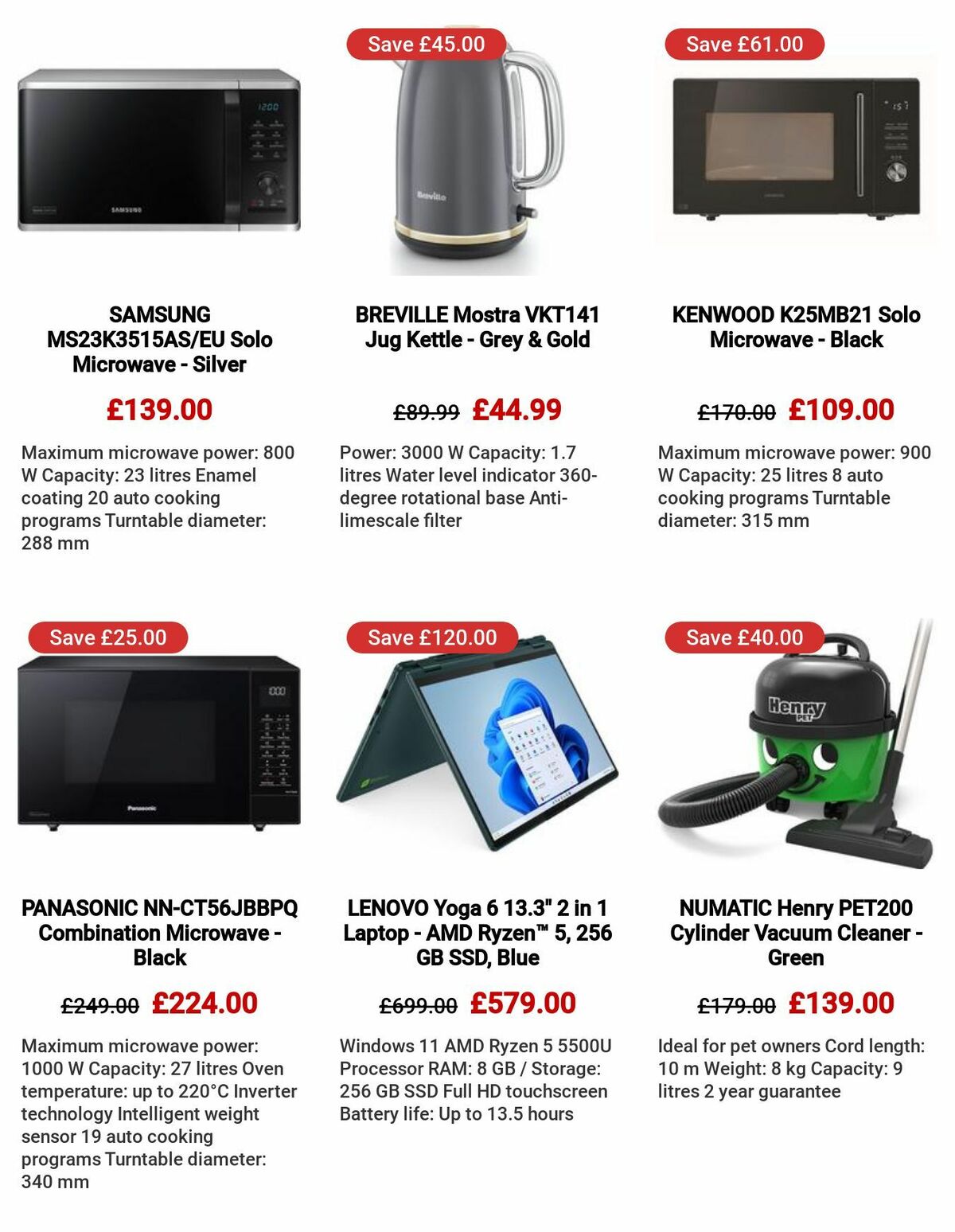 Currys Offers from 6 July