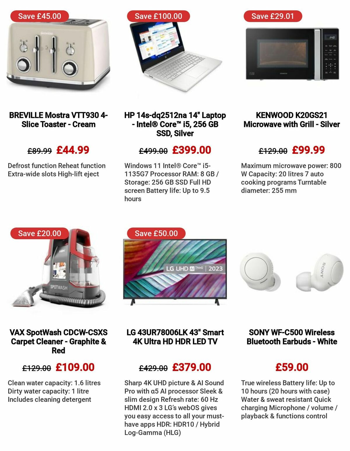 Currys Offers from 6 July