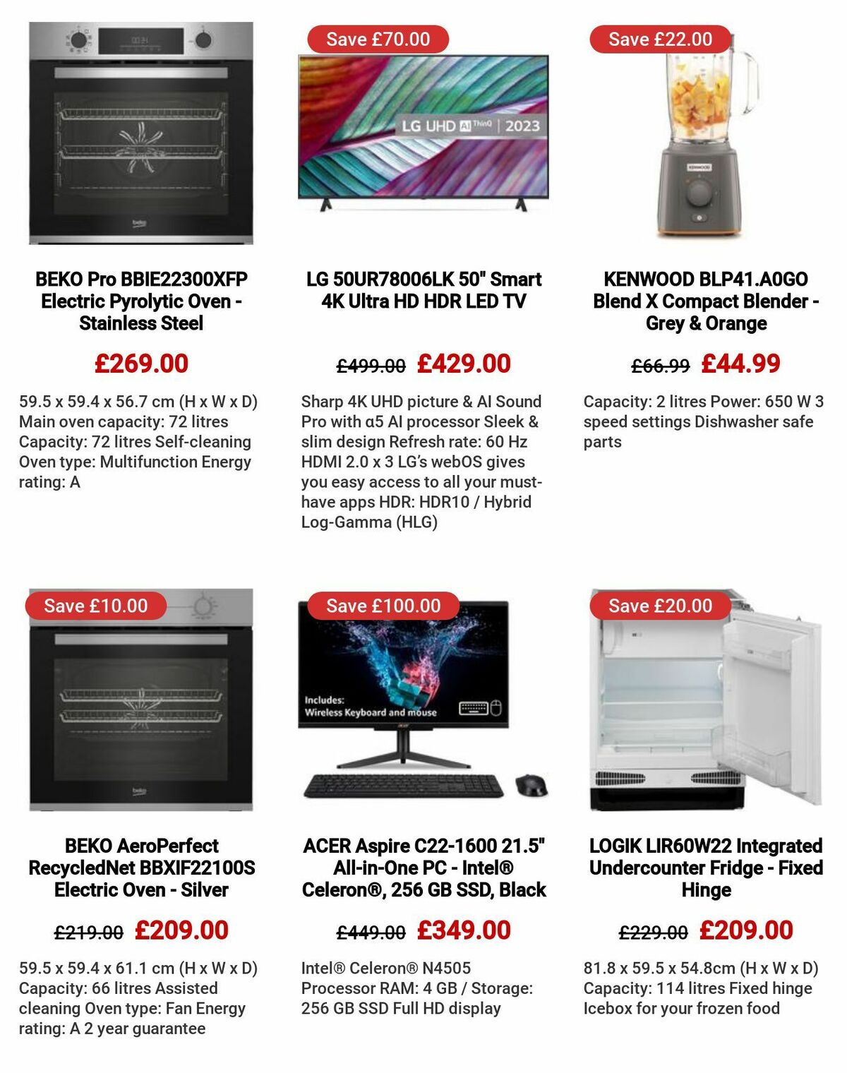 Currys Offers from 6 July