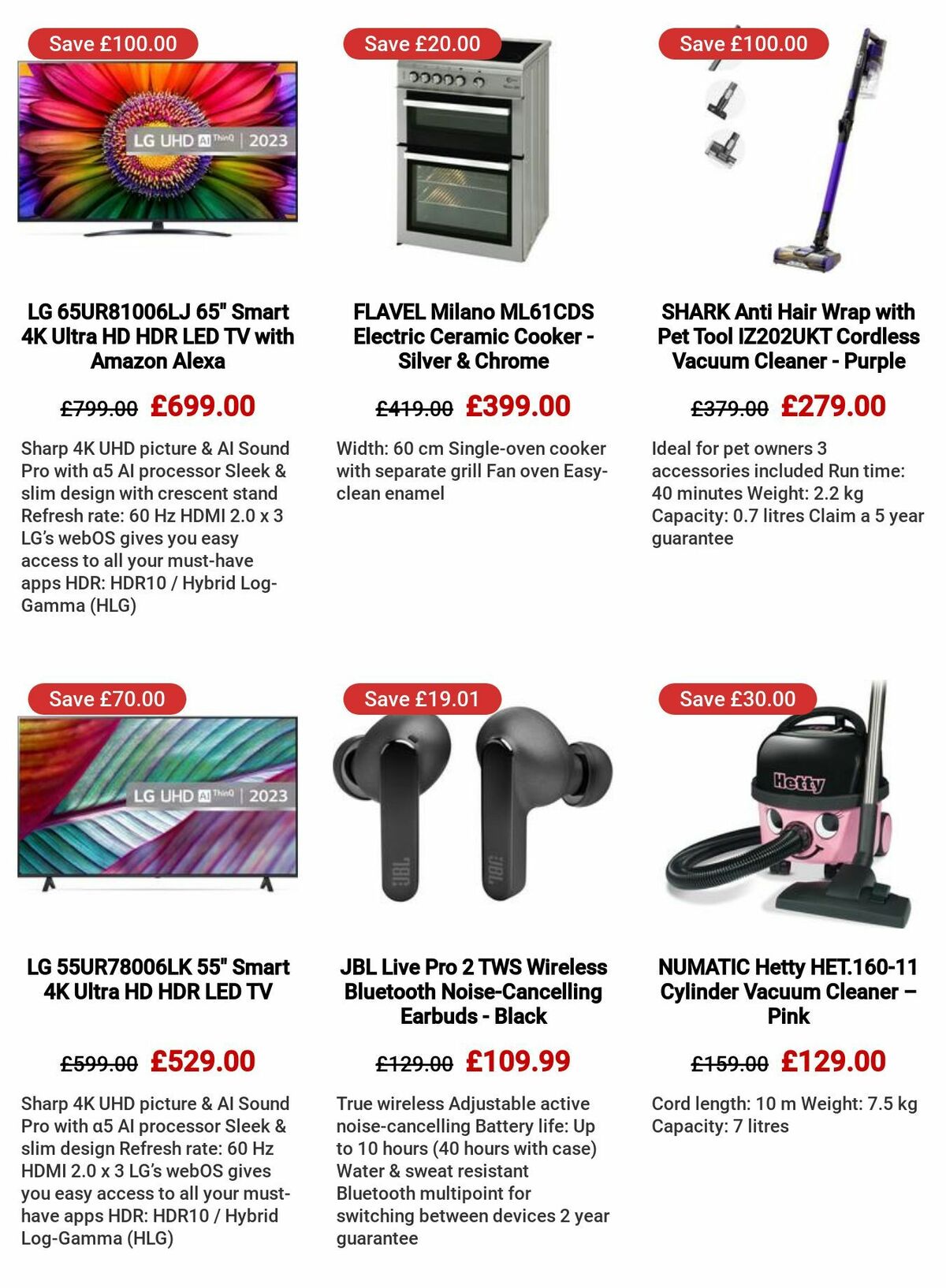 Currys Offers from 6 July