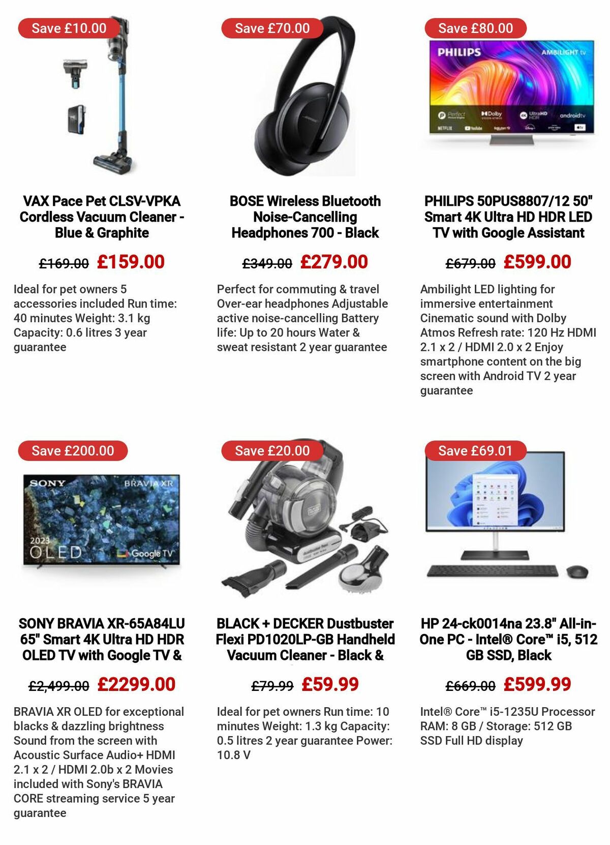 Currys Offers from 6 July