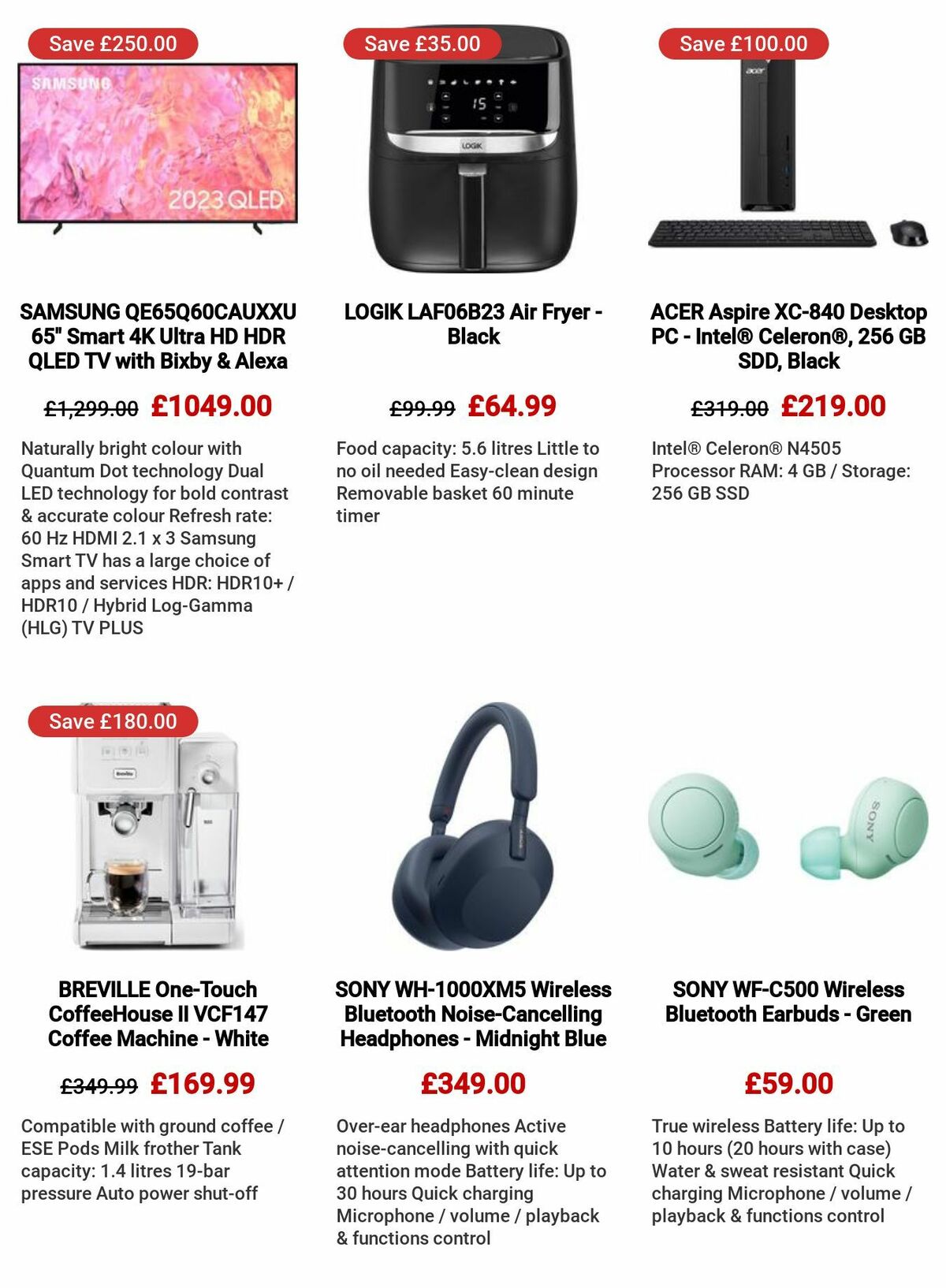 Currys Offers from 6 July