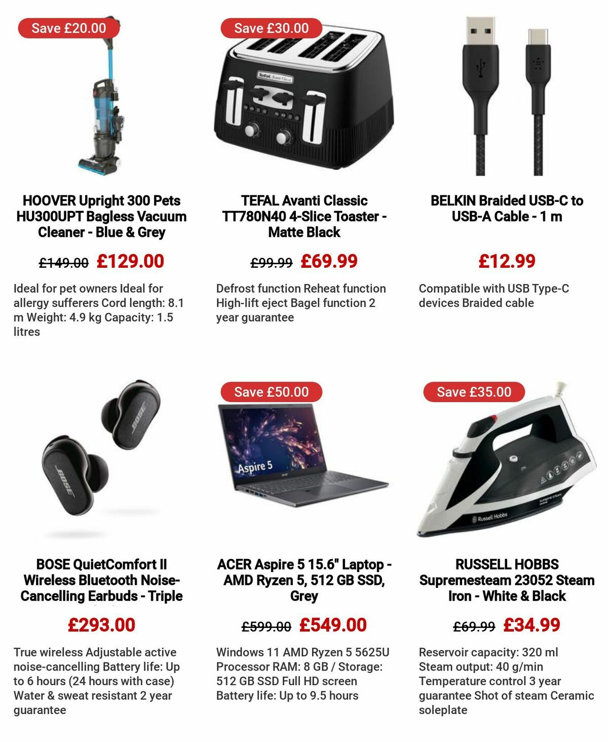 Currys Offers from 6 July