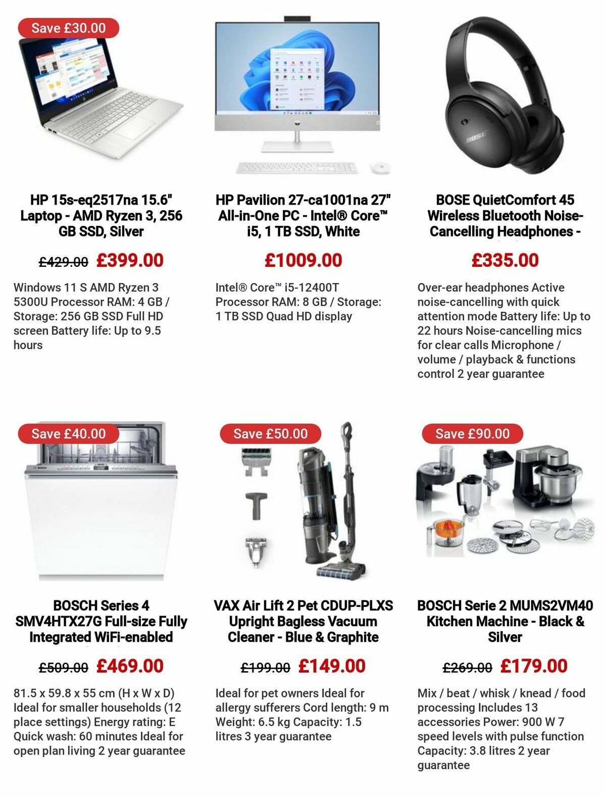 Currys Offers from 6 July