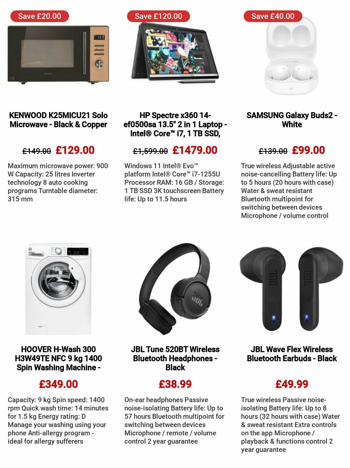 Currys Offers from 6 July