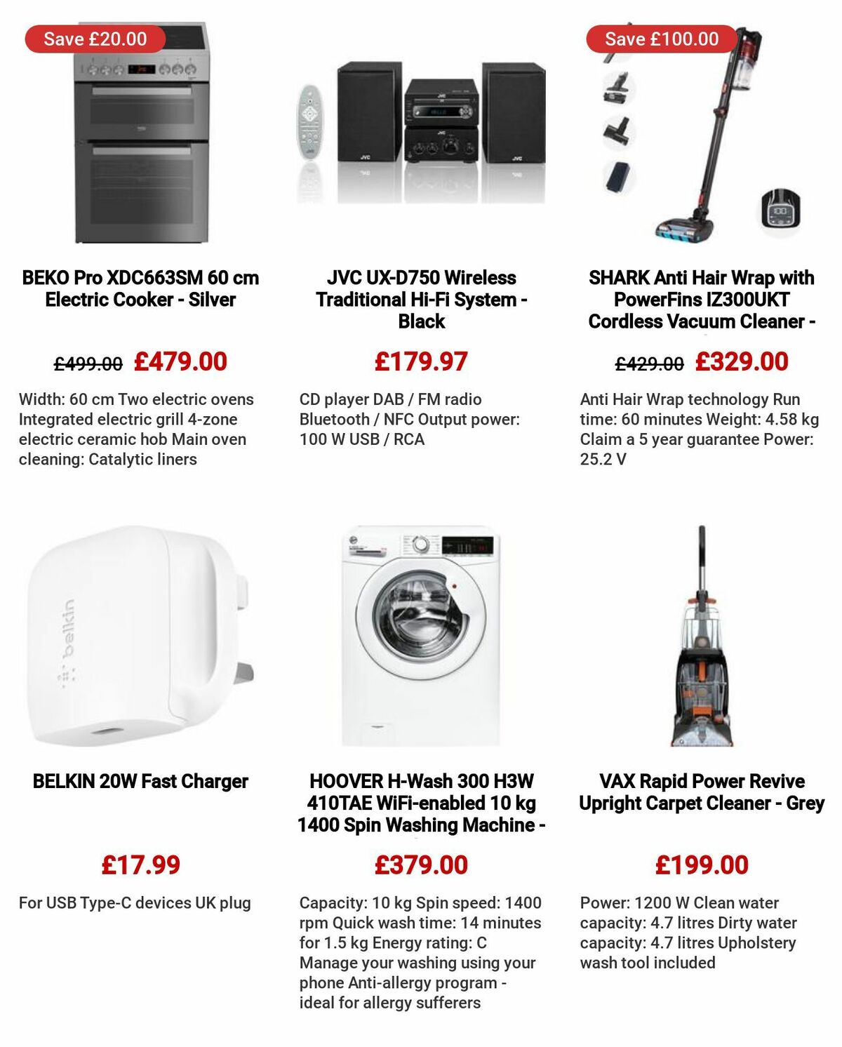 Currys Offers from 6 July