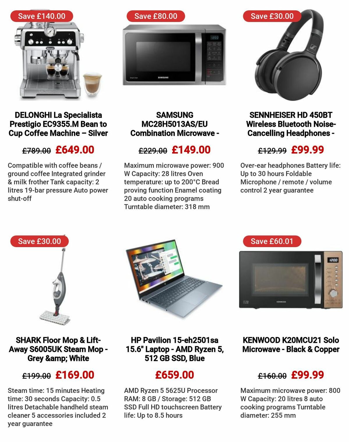 Currys Offers from 6 July