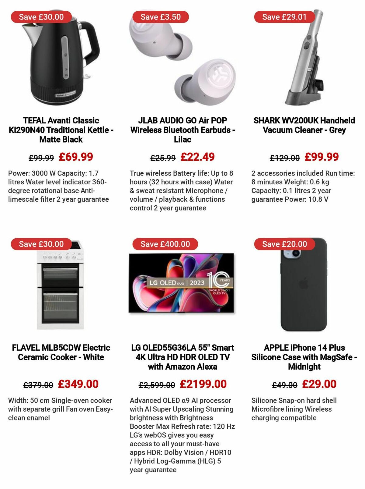 Currys Offers from 6 July