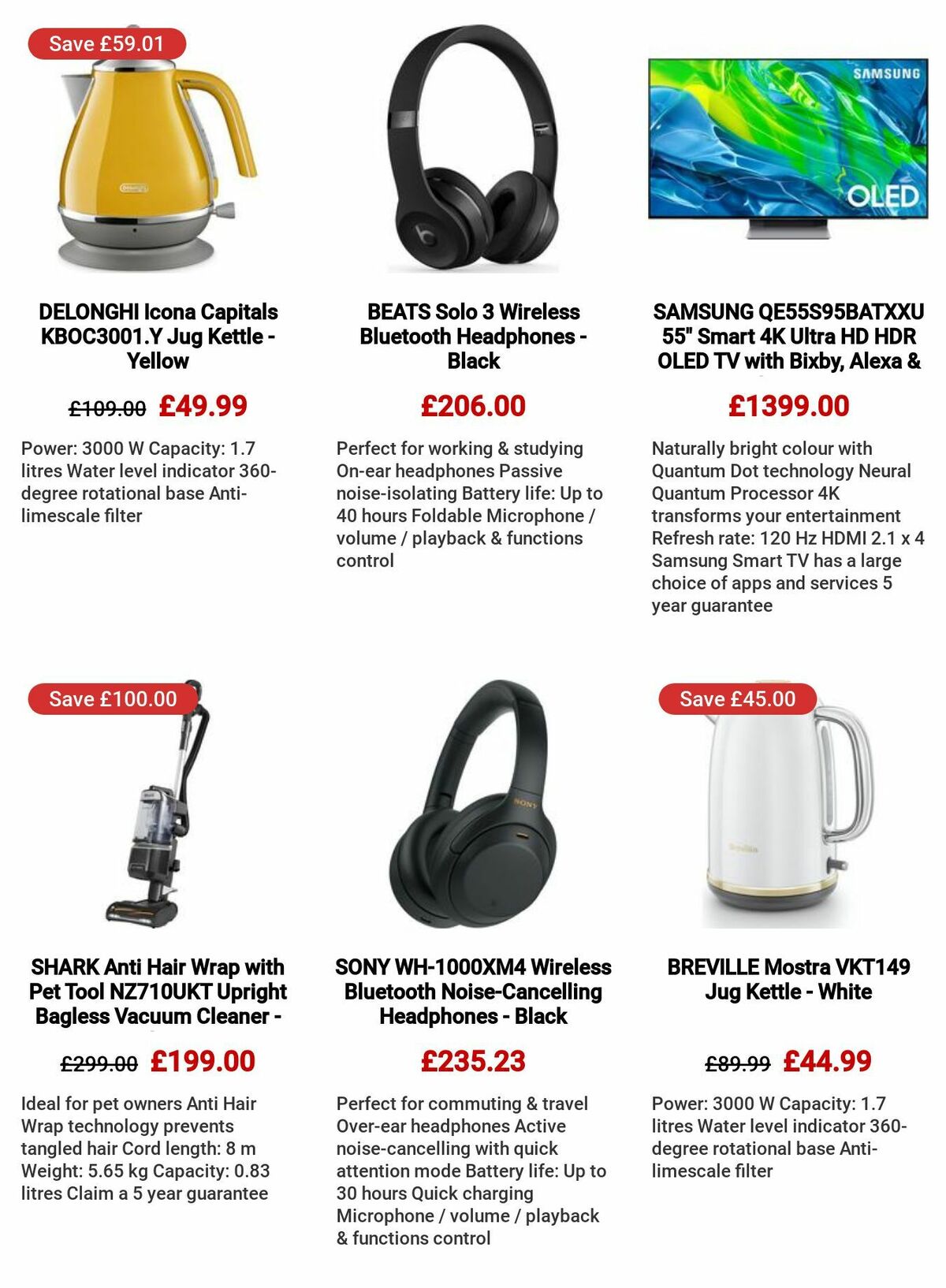 Currys Offers from 6 July