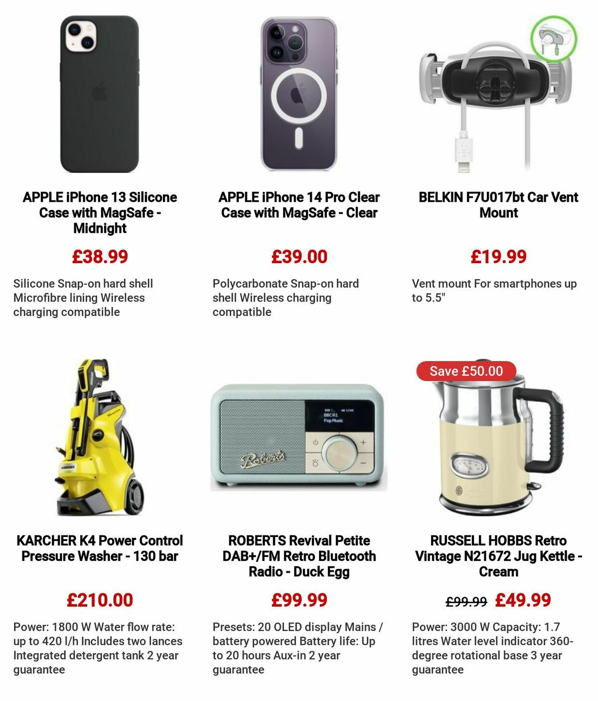 Currys Offers from 6 July