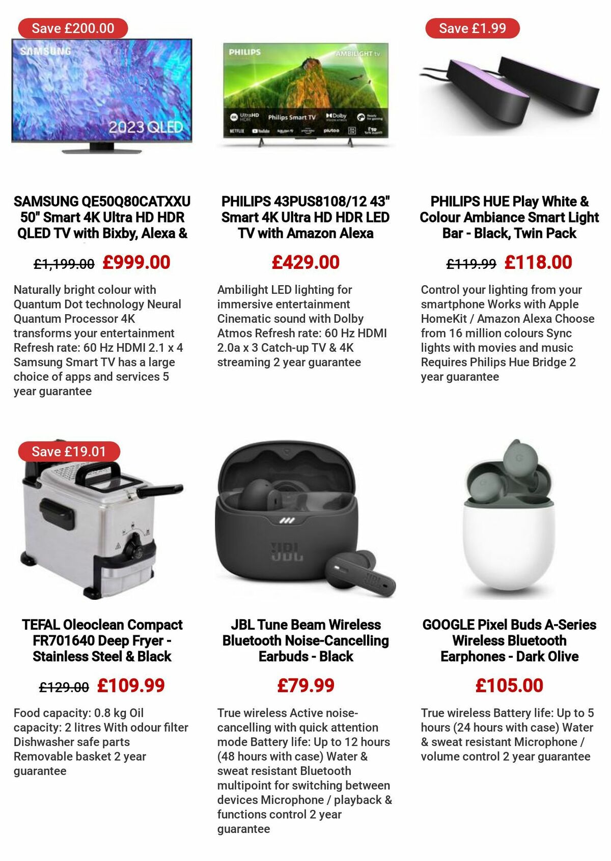 Currys Offers from 6 July