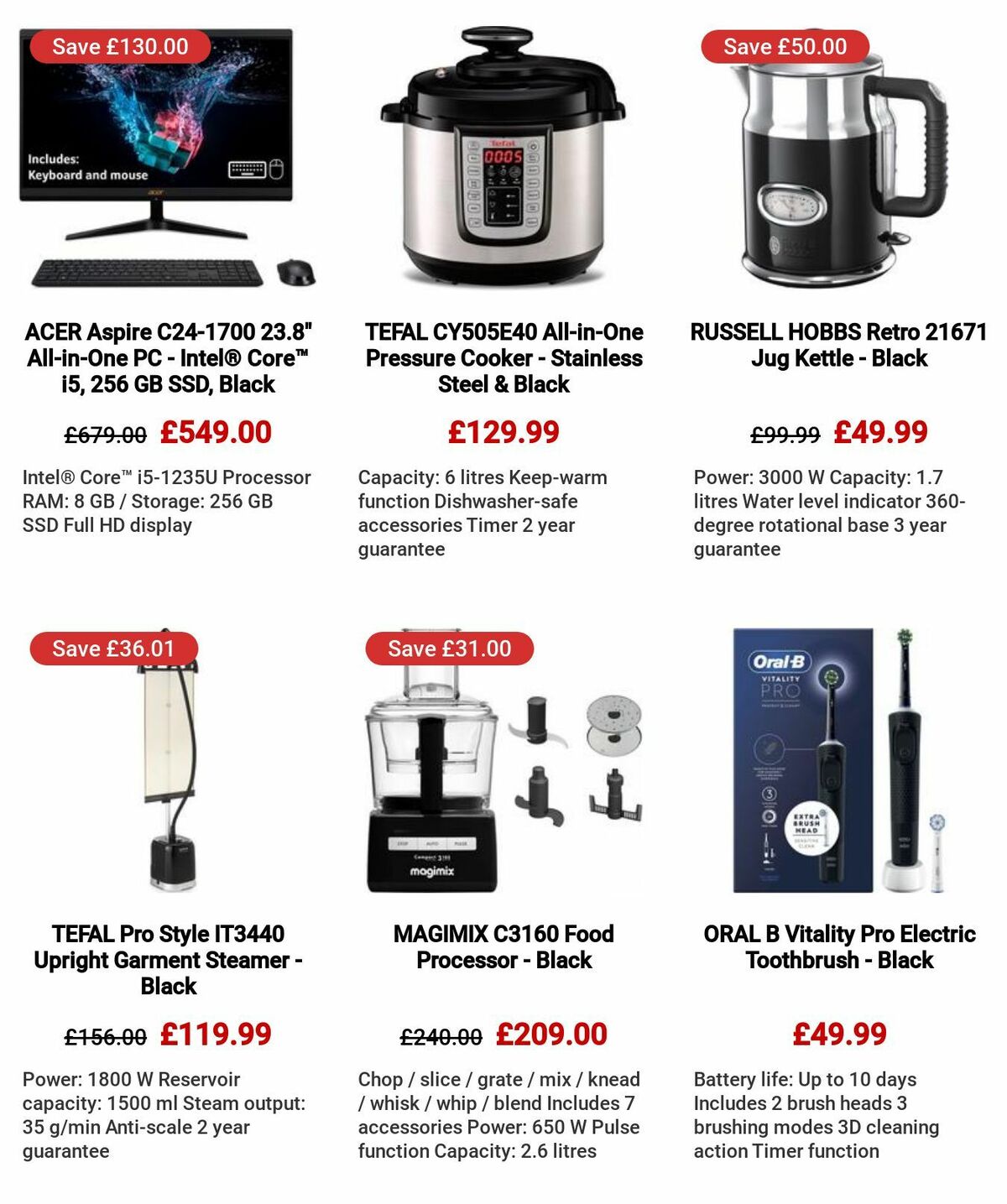 Currys Offers from 6 July