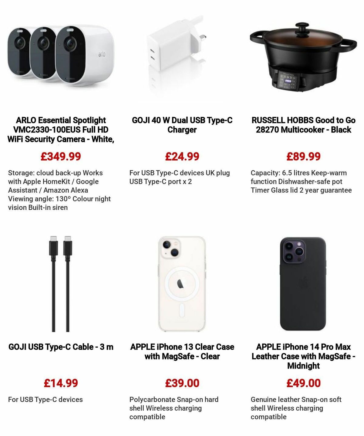 Currys Offers from 6 July