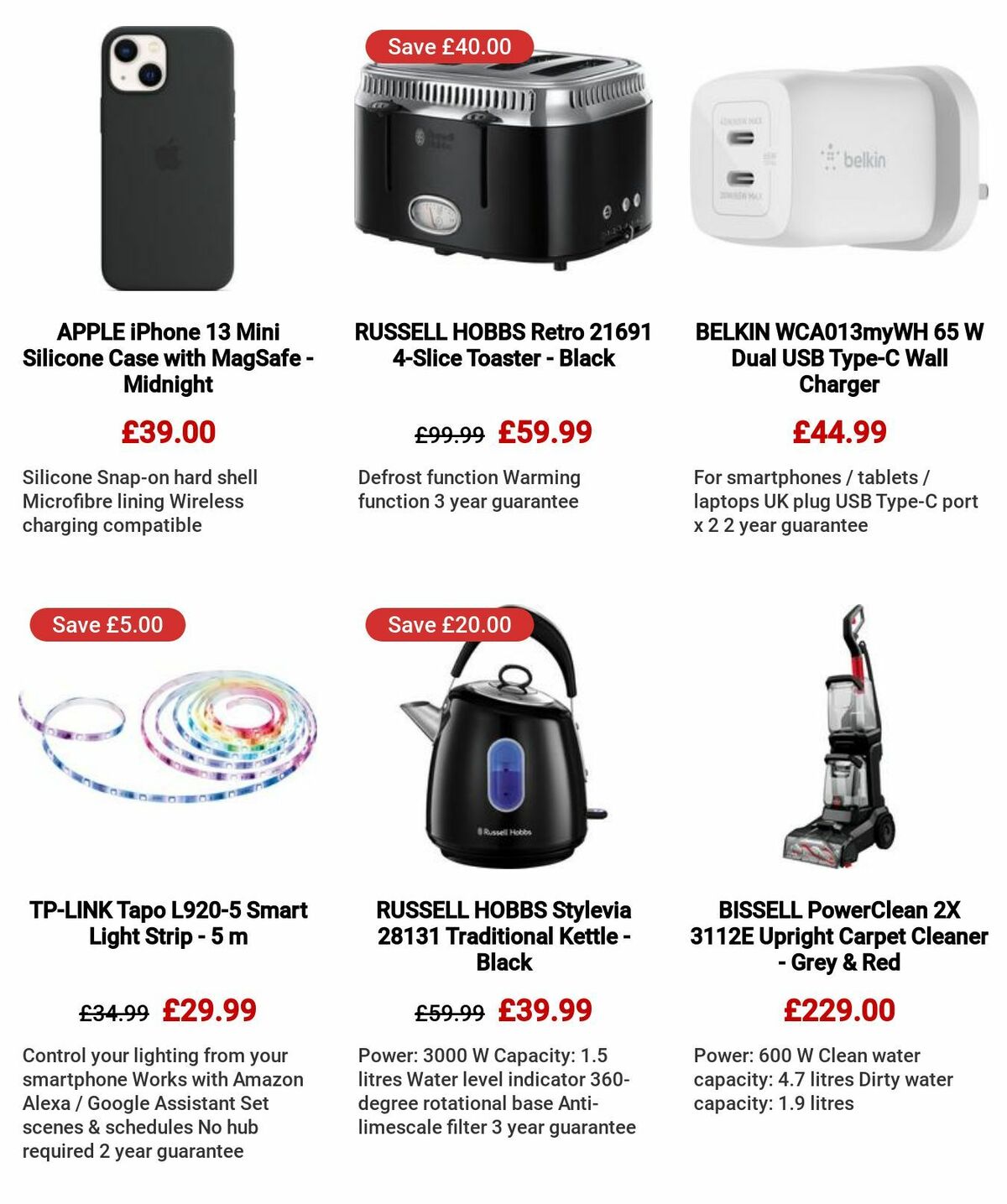 Currys Offers from 6 July