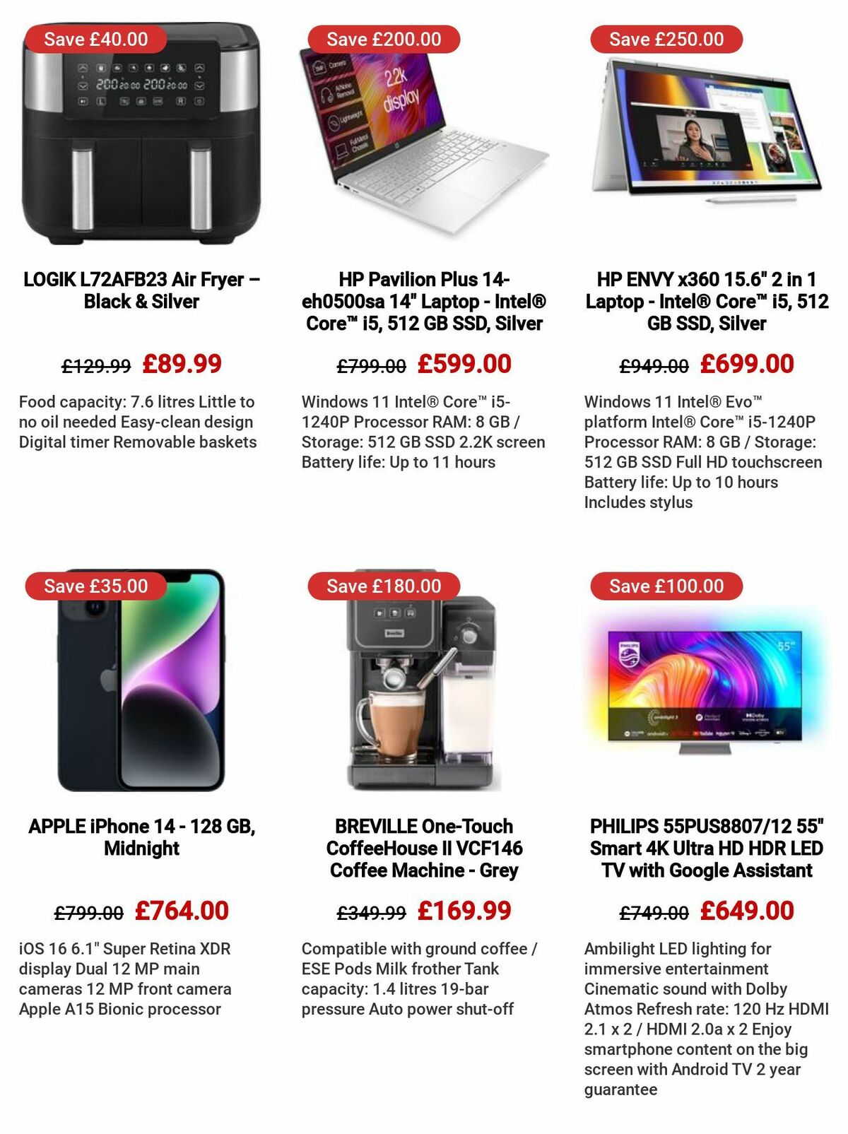 Currys Offers from 6 July