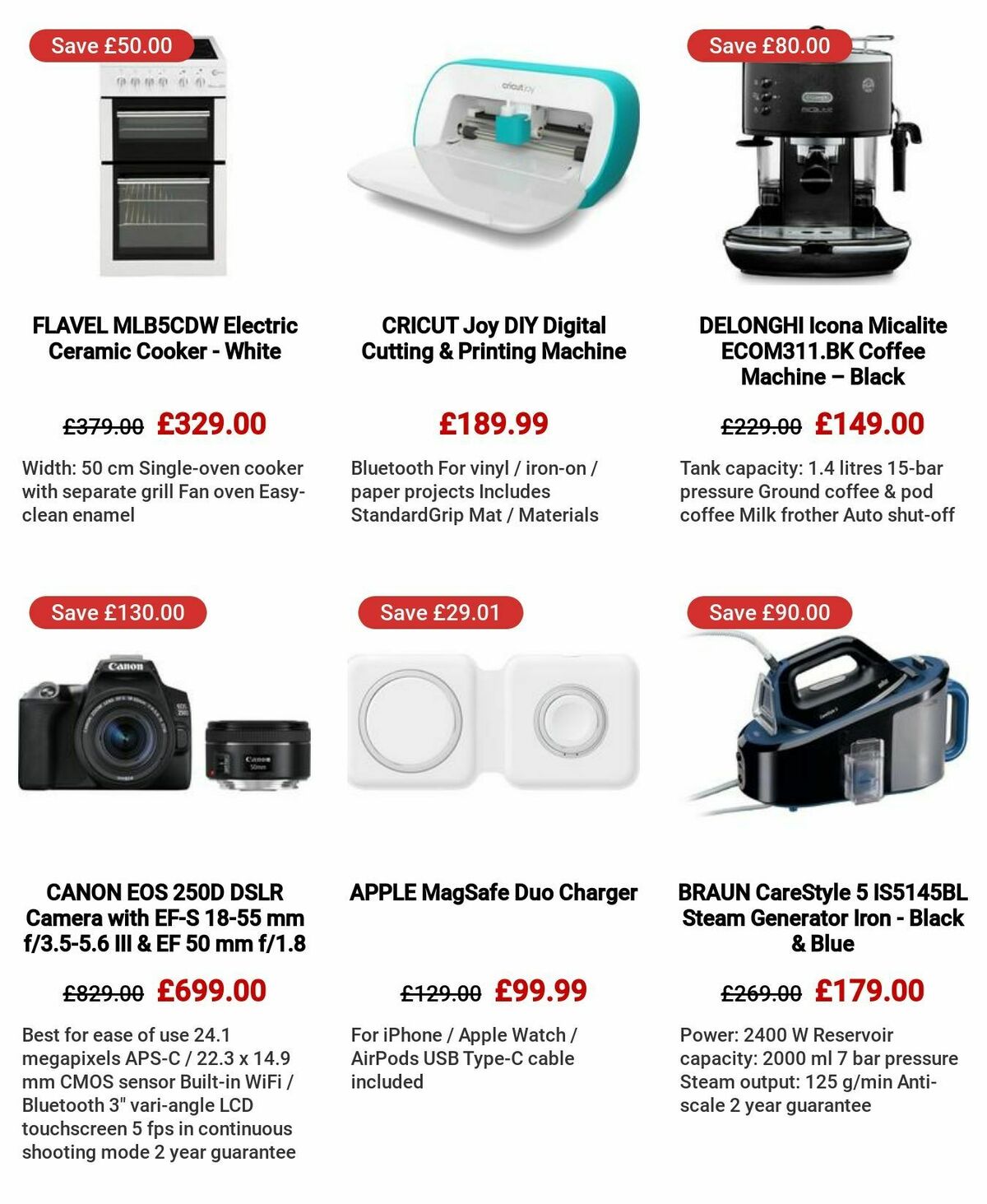 Currys Offers from 27 July