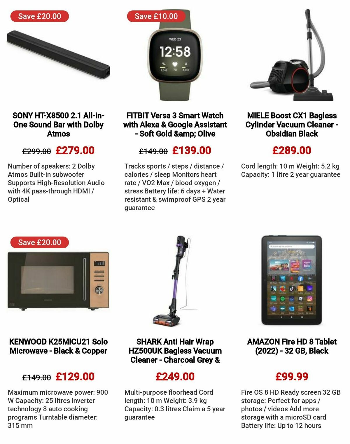 Currys Offers from 27 July