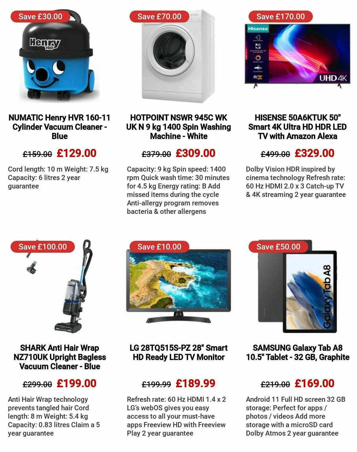 Currys Offers from 24 August