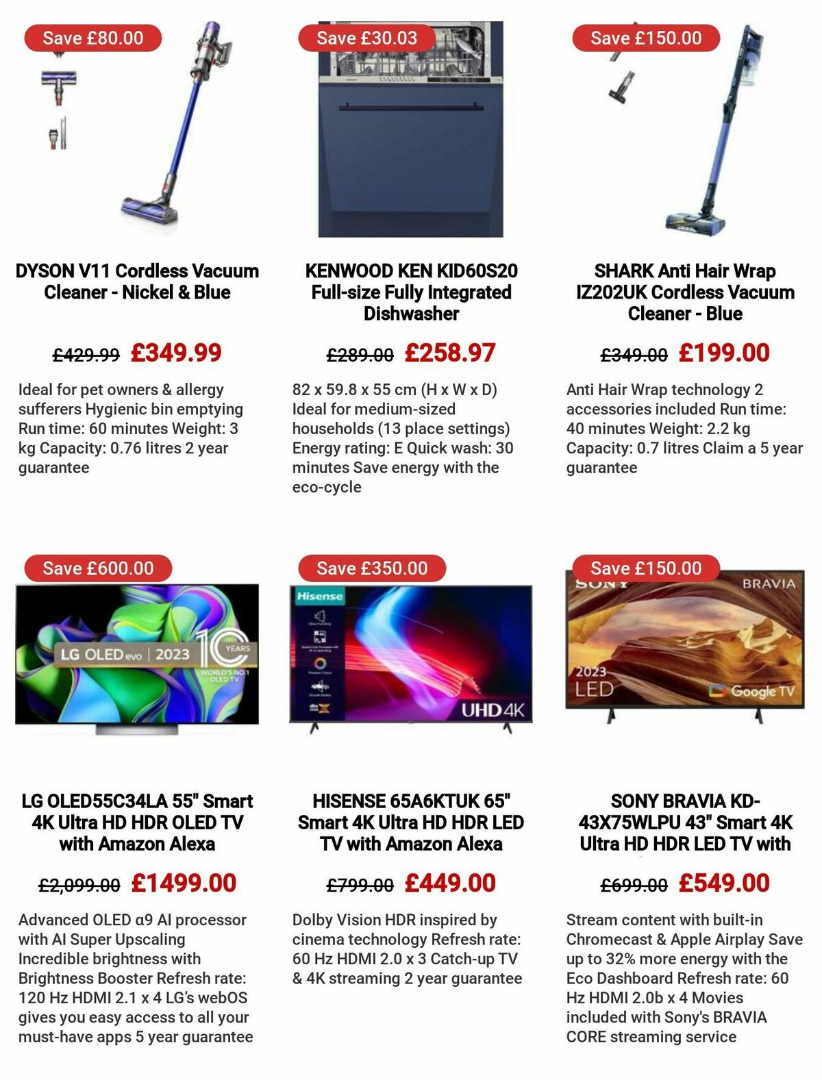 Currys Offers from 24 August