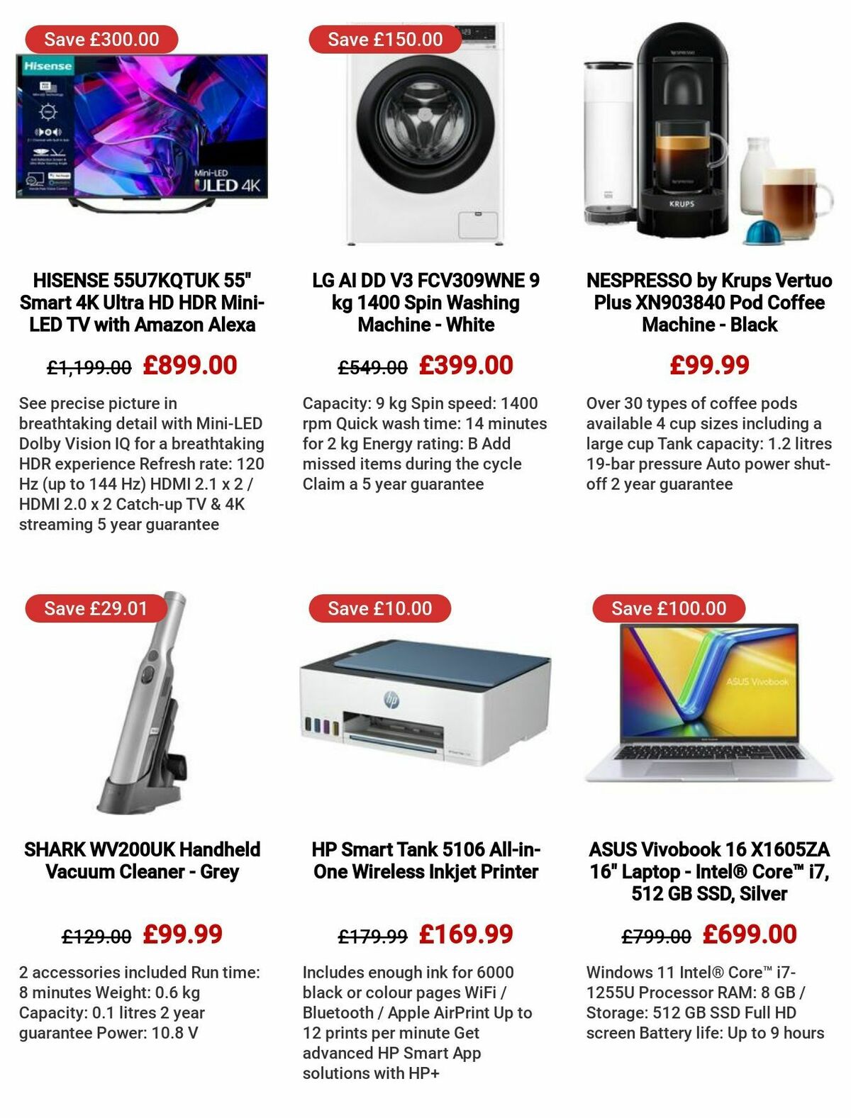 Currys Offers from 24 August