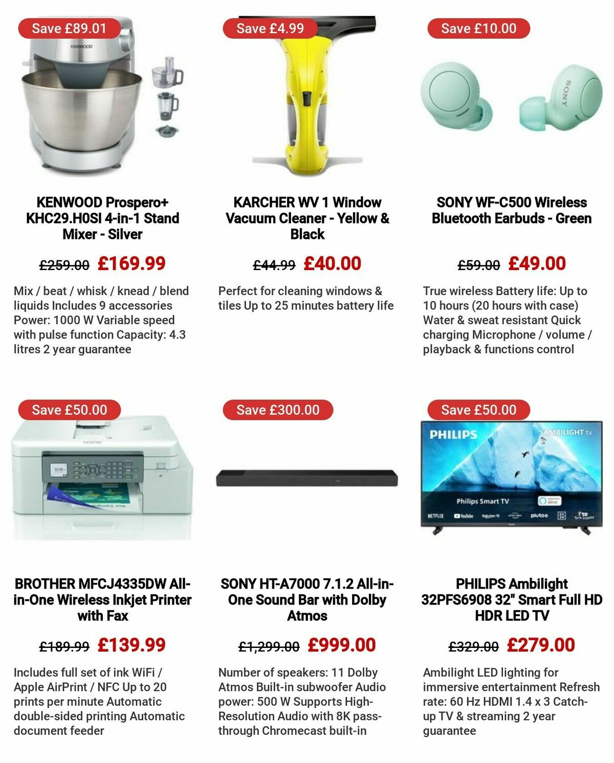 Currys Offers from 24 August