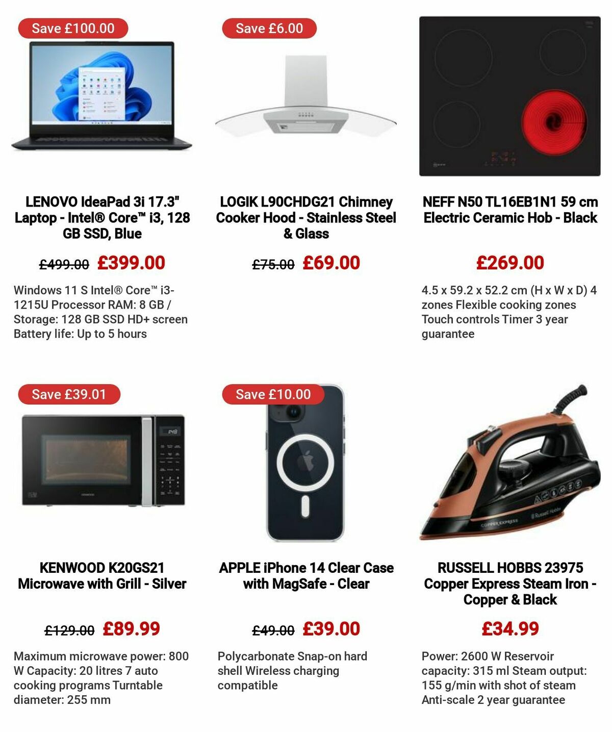 Currys Offers from 24 August